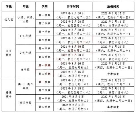 2021-2022苏州中小学开学时间安排表（附校历）- 苏州本地宝