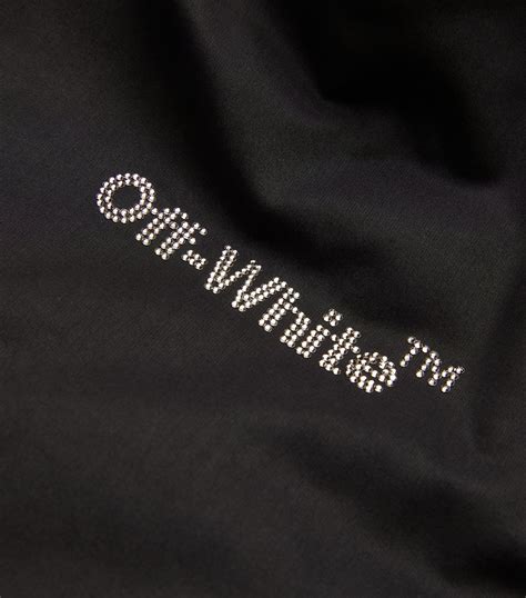Off-White black Embellished Arrows Puffer Jacket | Harrods UK