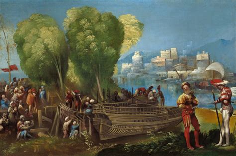 Aeneas And Achates On The Libyan Coast, Painted By Dosso Dossi (c. 1512 ...