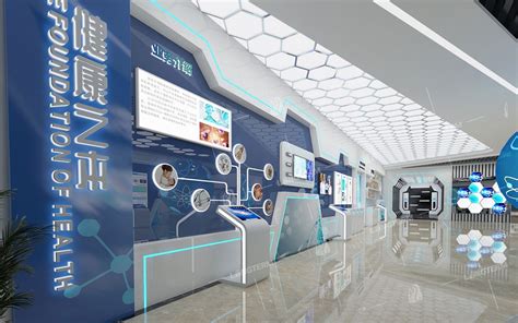 四川新生命干细胞科技股份有限公司设计装修效果图-企业文化-龙腾展厅展示设计公司