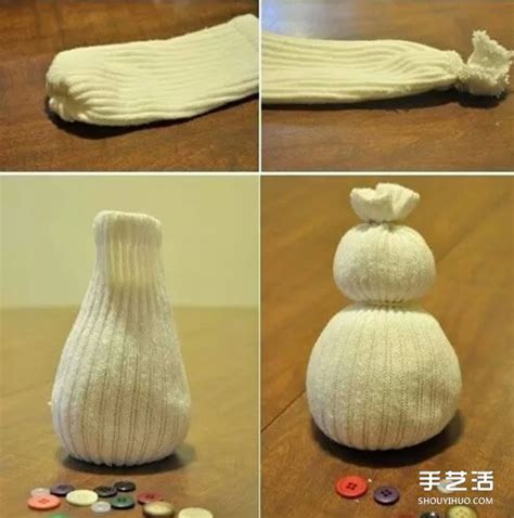怎么用袜子做兔子图解 袜子娃娃兔子手工制作_爱折纸网