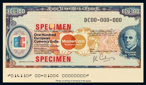 1985年6月发行100欧元旅行支票样票一枚拍卖成交价格及图片- 芝麻开门收藏网