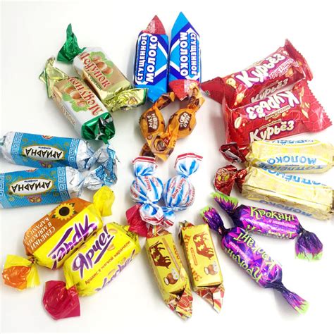 俄罗斯混装糖果500g 多种口味混合糖果酸奶糖巧克力糖威化糖水果 ...