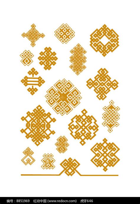 回字纹图案图片