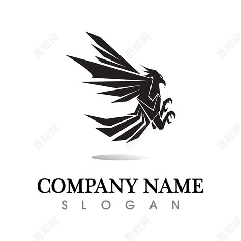 公司标识设计创意老鹰logo图片素材免费下载 - 觅知网