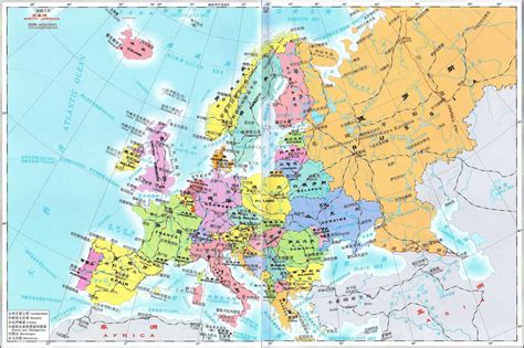 欧洲河流分布图高清,西欧,欧洲地形图_大山谷图库
