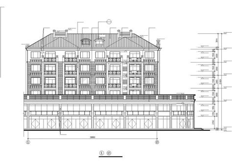 滁州市某家属院5层框架结构民居住宅楼全套建筑设计CAD图纸（2套方案）_居住建筑_土木在线