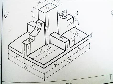 CAD三视图练习 | 晶网设计教程