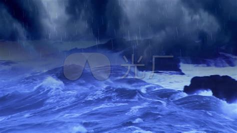 大海中暴风雨和闪电背景图片素材免费下载_熊猫办公