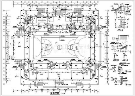 13现代篮球馆室内篮球场馆 篮球架 连排休息座椅组合su草图模型下载-【集简空间】「每日更新」