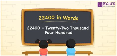 22400 in Words | How to write in English | 22400 Spelling
