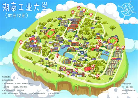 【总平面布置图】湖南女子大学校园规划设计总平面布置图_cad图纸下载_土木在线