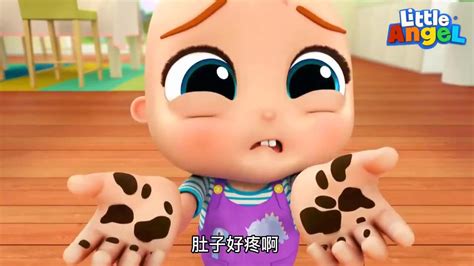 亲子益智动画：宝贝偷吃美味的甜甜圈，结果吃多了甜甜圈肚子疼~_腾讯视频