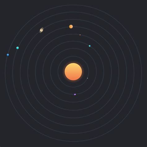 jQuery+css3太阳系八大行星运行轨迹动画特效 - 素材火