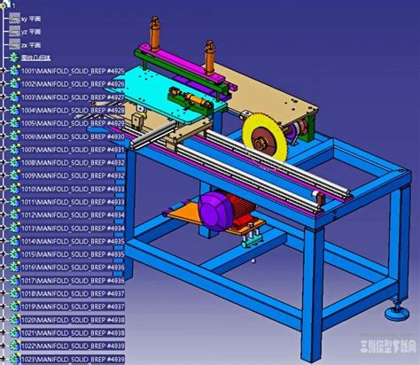 木材分段切割机构 - 3D模型下载网_机械设计行业3D模型下载 - 三维模型下载网—精品3D模型下载网