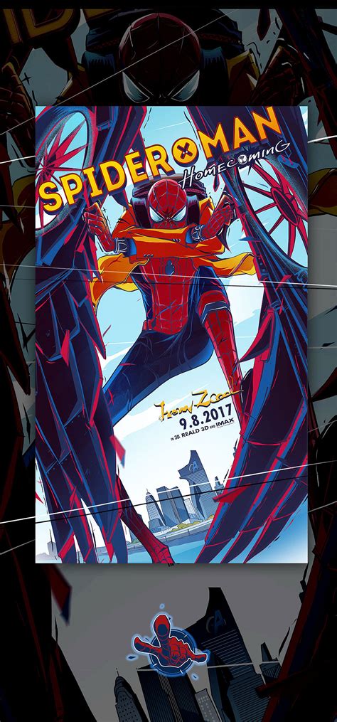 《蜘蛛侠：英雄无归》首曝正式海报 “荷兰弟”全副武装迎战章鱼博士_漫威