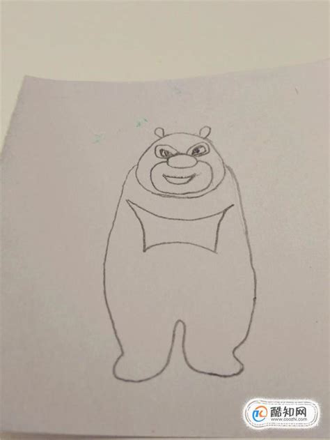 又酷又帅的熊怎么画,霸气的熊怎么画,画一只帅气的熊_大山谷图库