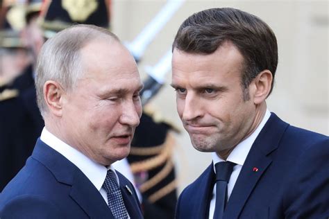 马克龙向普京表示“法国准备捍卫乌克兰领土完整”