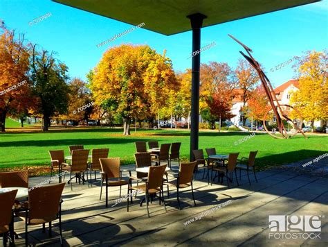 Cafe, ice cream parlor, Weingarten (Württember), Stock Photo, Picture ...