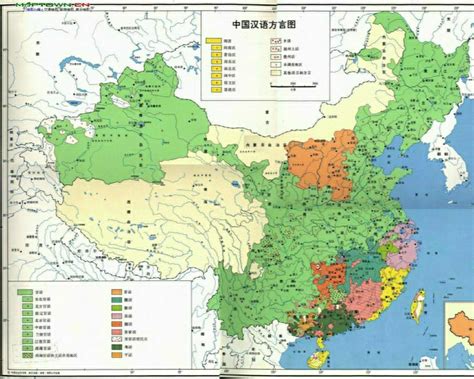 中国方言地图图片