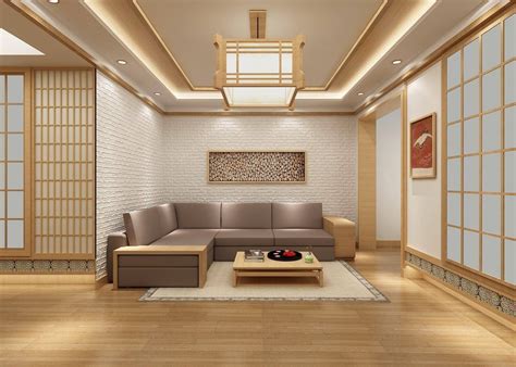 简约日式风格客厅装修效果图_齐家网装修效果图
