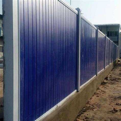 山东省青岛市护栏厂家 生产建筑工地防护隔离围挡 PVC市政工程围挡板 |价格|厂家|多少钱-全球塑胶网