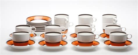 Images for 239365. TEA CUPS, 14 parts, bone china."Linda", Stig ...
