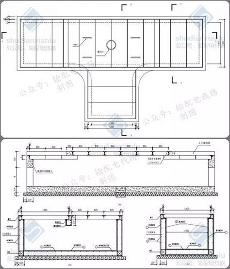 详细的标准电缆井施工图纸（全套）_电气做法与说明图__土木在线