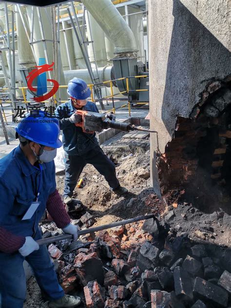 专业人工拆除砖烟囱施工 浙江宁波砖砌烟囱拆除施工-环保在线