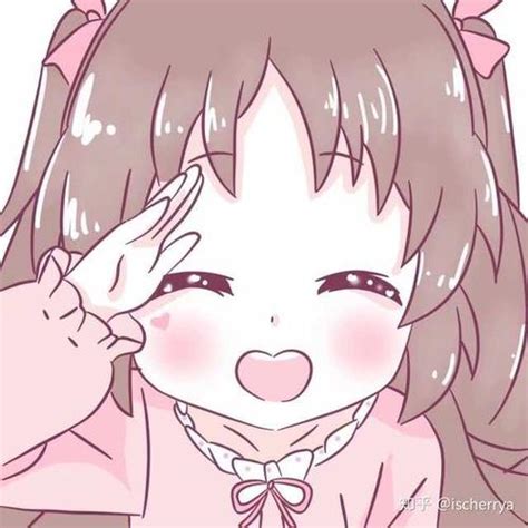学霸头像甜美女生动漫版