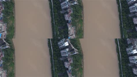 航拍洪水过境南昌 南昌舰主题公园被淹(含视频)_手机新浪网
