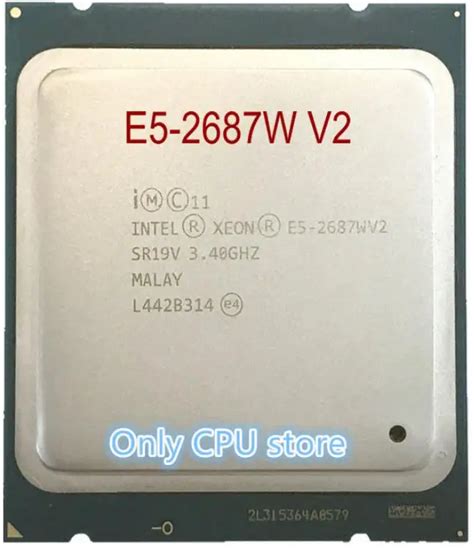 Original Intel Xeon cpu oem version E5-2687WV2 3.4GHZ 25M 8CORES 22NM ...