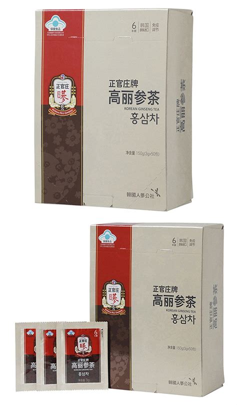 正官庄牌高丽参茶150g*1盒(3g*50袋)（韩国原装进口） 【图片 价格 品牌 报价】- 快乐购商城