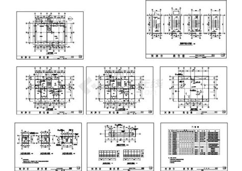 铜川市某6层高档商业楼建筑设计CAD施工图_土木在线