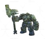 巨人战士雕像 次世代石像-cg模型免费下载-CG99