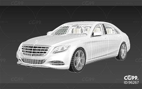 奔驰汽车3D模型-cg模型免费下载-CG99