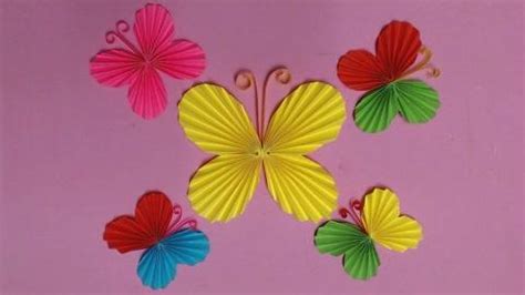 生活小技巧：教你用彩纸制作一个漂亮的蝴蝶贺卡，手工教程
