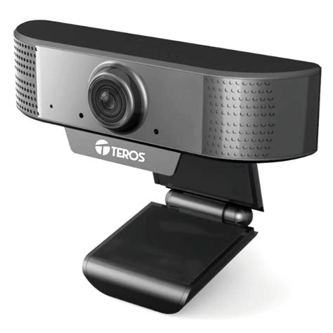 Cámara web Teros TE-9070, hasta 1080p 2MP, micrófono incorporado, USB 2.0.