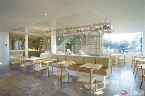 时尚现代咖啡厅装饰设计_装修案例欣赏-保障网装修效果图