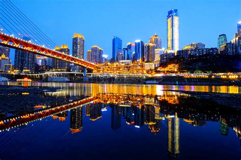 重庆洪崖洞夜景建筑城市特色高清图片下载-正版图片501184842-摄图网