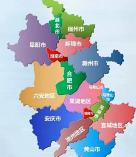 安徽六安地图