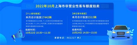 2022年10月份车牌拍卖时间为10月22日- 上海本地宝