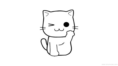 活泼好看的小猫简笔画怎么绘制 简单漂亮的小猫简笔画教程-露西学画画