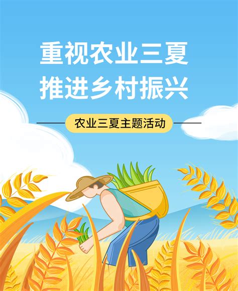 商 重视农业三夏推进乡村振兴模板