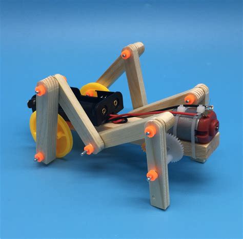 DIY科技小制作 电动起重机模型 小发明 物理实验 益智玩具拼装-阿里巴巴
