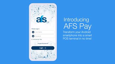 AFS Pay! Android mobile into a POS device