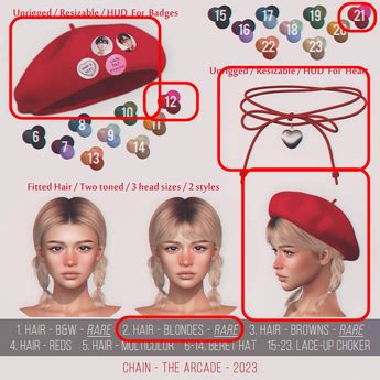 Second Life Marketplace - PATRICIA BLONDES HAIR SET