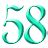 Print Number 58 Letter Stencil – Free Stencil Letters