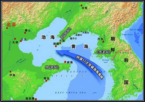 渤海地图图片