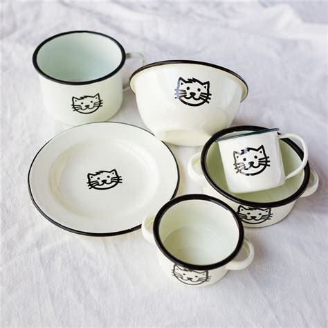 印象搪瓷 珐琅 日式风格餐具 16CM松鼠怀旧加厚菜碟餐盘零食碟-阿里巴巴